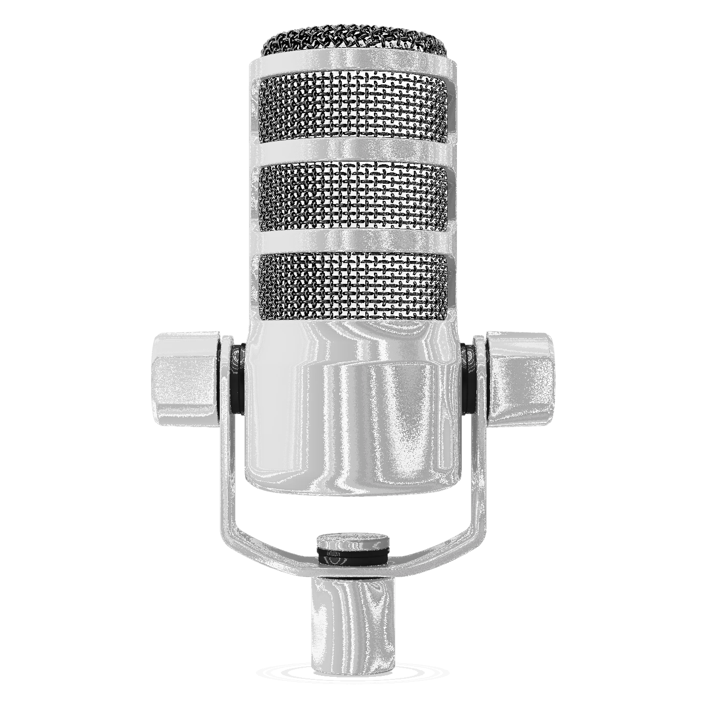 Micrófono dinámico Rode PodMic. Micrófono para estudios de grabación sin acondicionamiento acústico. Ignora ruidos del ambiente.6. webp.