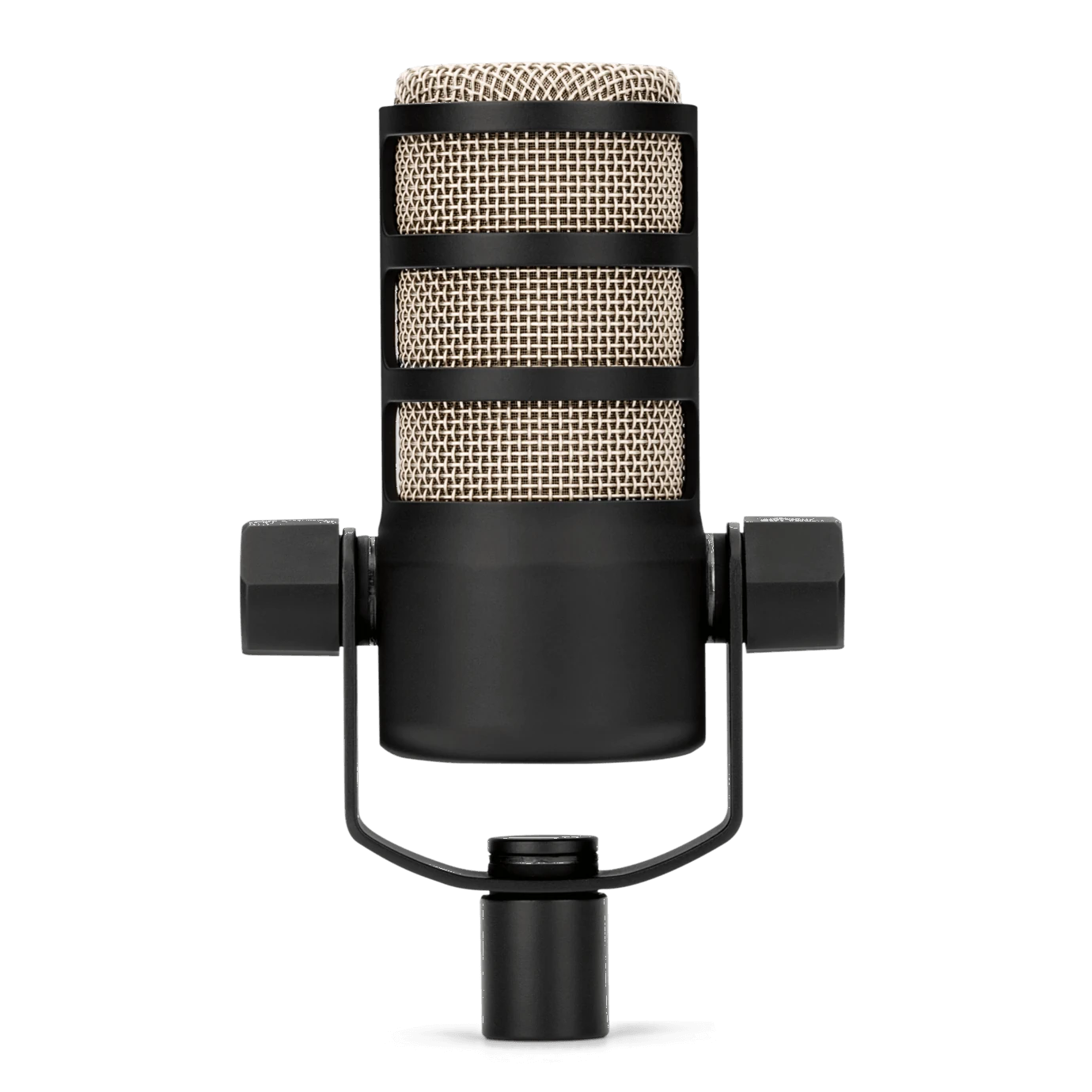 Micrófono dinámico Rode PodMic. Micrófono para estudios de grabación sin acondicionamiento acústico. Ignora ruidos del ambiente.3. webp.