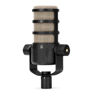 Micrófono dinámico Rode PodMic. Micrófono para estudios de grabación sin acondicionamiento acústico. Ignora ruidos del ambiente.5. webp.