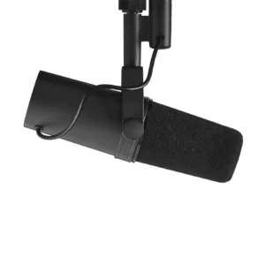 Micrófono SM7B de la marca Shure. Micrófono dinámico, adecuado para entornos ruidosos, solo captará tu voz. webp.