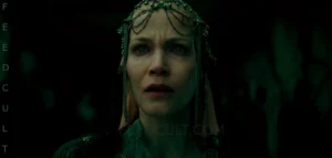 IMAGEN DE SYLVIA HOEKS INTERPRETANDO A LA REINA KANE EN LA SERIE SEE (2019) DE APPLE TV. fORMATO: 16:9 (WEBP) IMAGEN EDITADA POR FEELCULT.COM. LOTE DE IMAGENES EN SU DISCURSO AL PUEBLO, IMAGEN 2.