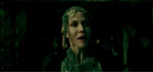  IMAGEN DE SYLVIA HOEKS INTERPRETANDO A LA REINA KANE EN LA SERIE SEE (2019) DE APPLE TV. fORMATO: 16:9 (WEBP) IMAGEN EDITADA POR FEELCULT.COM. LOTE DE IMAGENES EN SU DISCURSO AL PUEBLO. IMAGEN 7