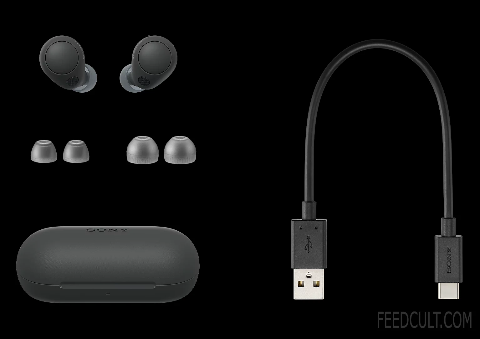 WF C700N -phones, black, sony, bluetooth, in-ear auriculares, running, gym, in-ear, mejor auricular calidad precio, bluetooth in-ear, fitness, running, color negro, resistente a la lluvia moderada