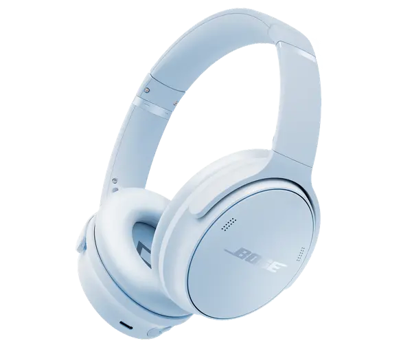bose quietcomfort color: blue ice. Azul claro. Cancelación de ruido. Edición: feedcul.com.7.webp