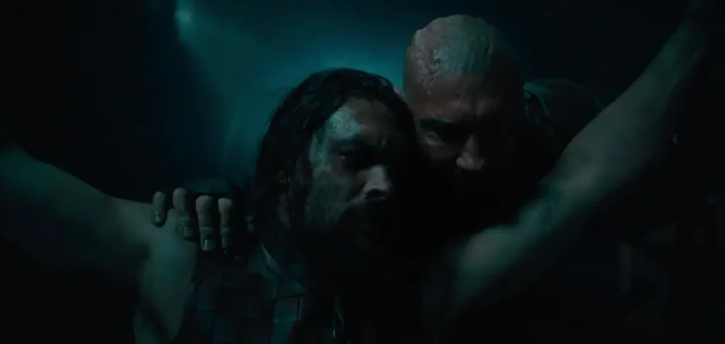 Jason Momoa y Dave Bautista. See segunda temporada. Apple series. Feedcult.com