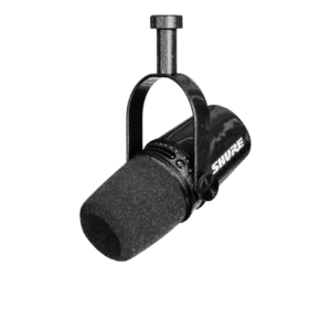 Micrófono de estudio  Shure MV7. Negro. Conexión XLR.2. webp