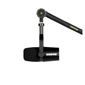 Micrófono de estudio  Shure MV7. Negro. Conexión XLR.4. webp