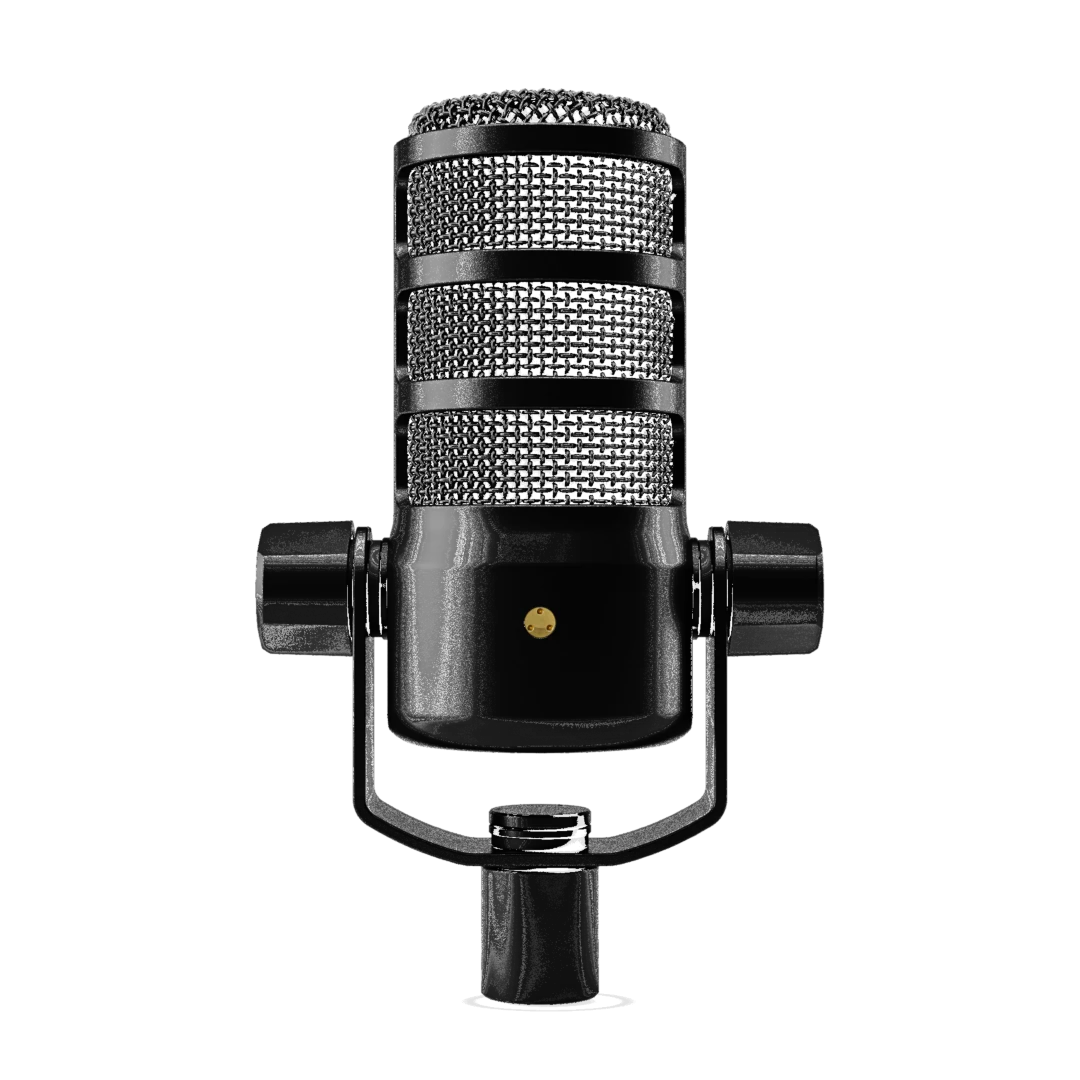 Micrófono Rode PodMic USB. Micrófono xlr y usb, se puede conectar a un smartphone, Iphone; laptop, tablet. etc. Micrófono dinámico.2. webp.