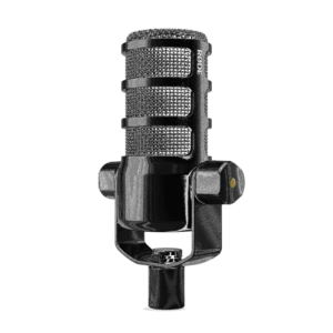 Micrófono Rode PodMic USB. Micrófono xlr y usb, se puede conectar a un smartphone, Iphone; laptop, tablet. etc. Micrófono dinámico. webp.