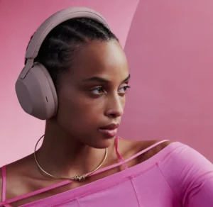 Auricular Sony, color rosa palo. WH. 1000 XME5. Noise cancellig. Feedcult.com.7.webp