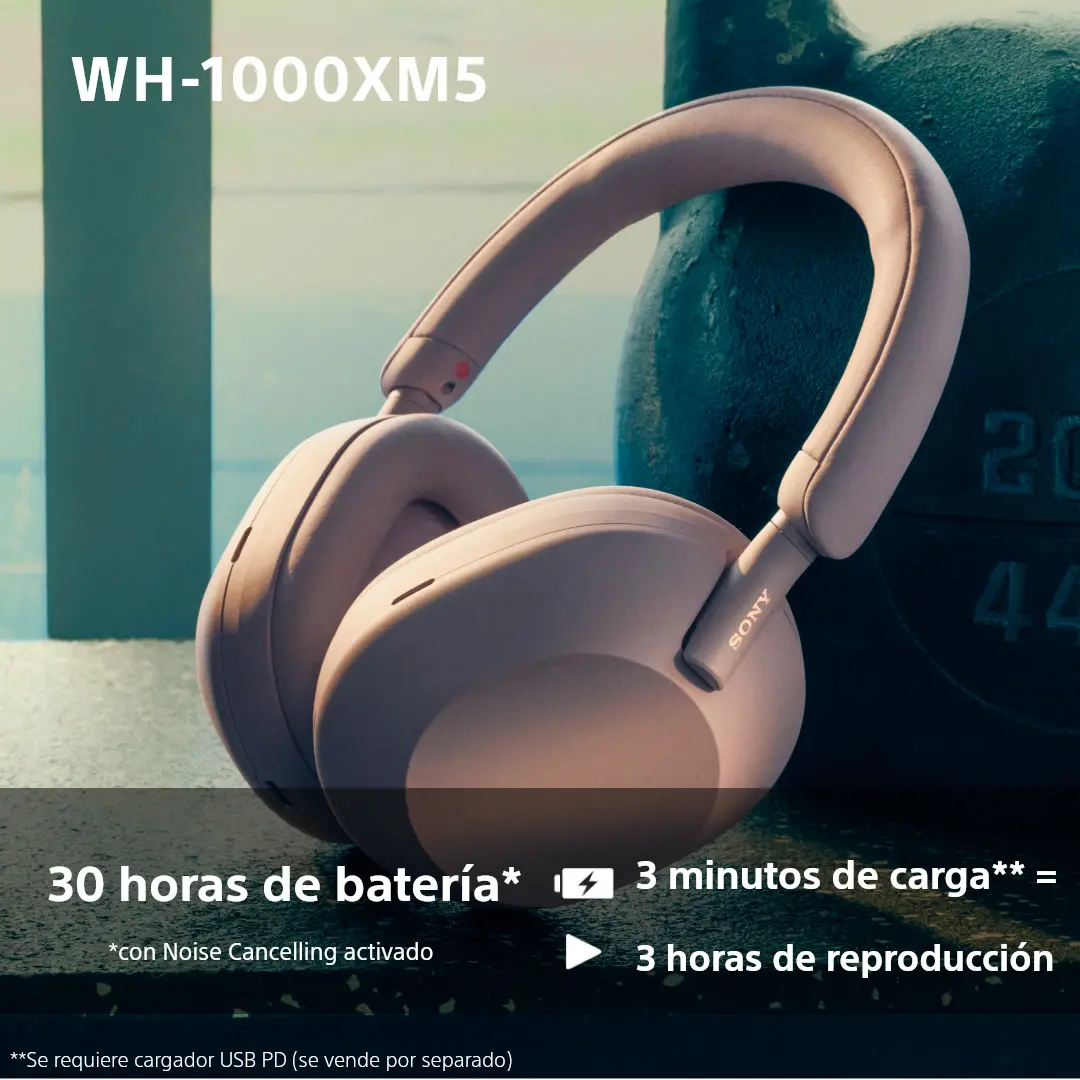 auriculares Sony. WH-1000.Xm5. Color gris.8. webp