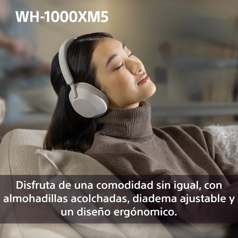 auriculares Sony. WH-1000.Xm5. Color gris.7. webp