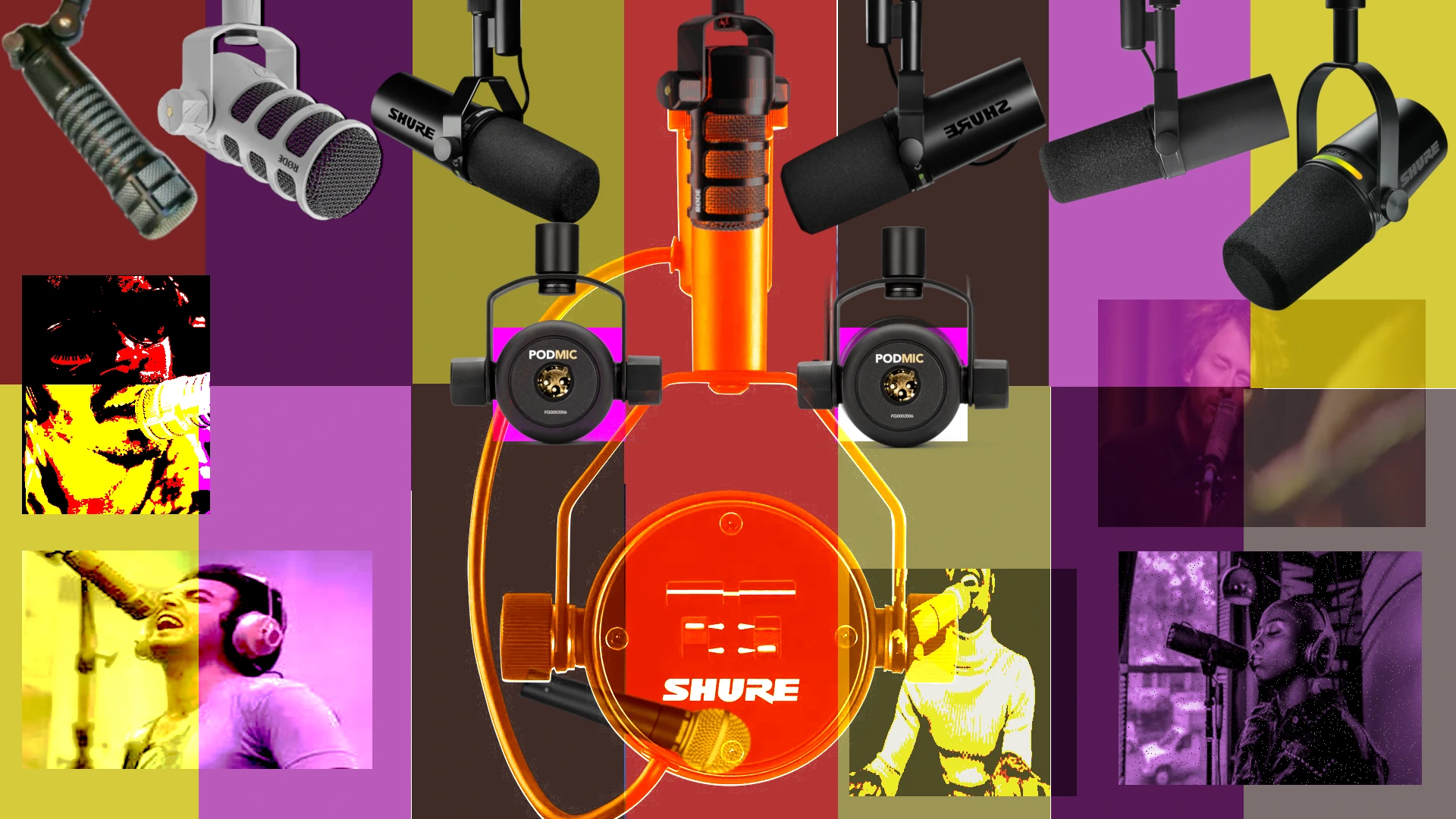 Lista de dies micrófonos dinámicos para grabar podcast, directos, juegos. Graba sonido limpio y sin ruidos. Feedcult.com.webp