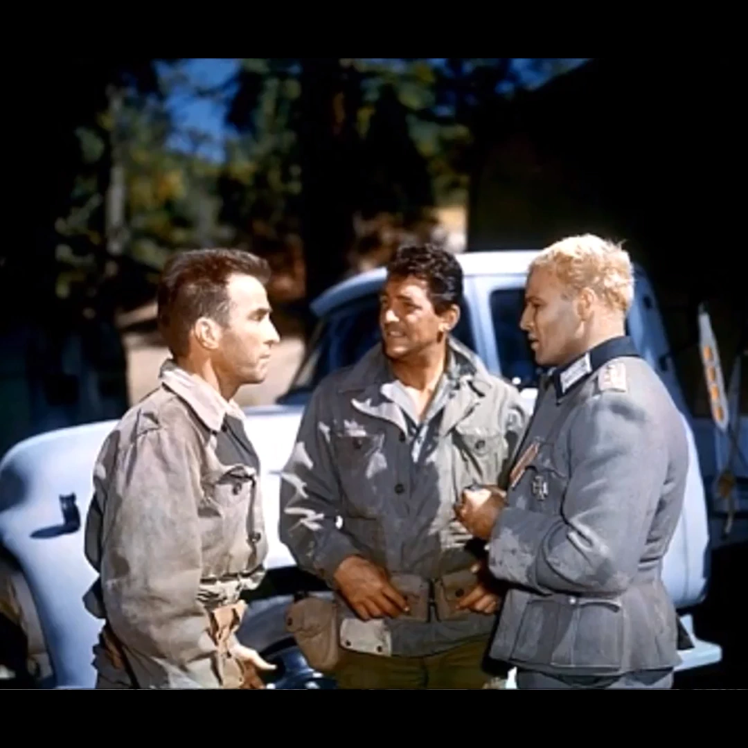 Pelicula: The Young Lions. Año: 1958. Jean Dean, Marlon Brandon, Montgomery Cliff. webp