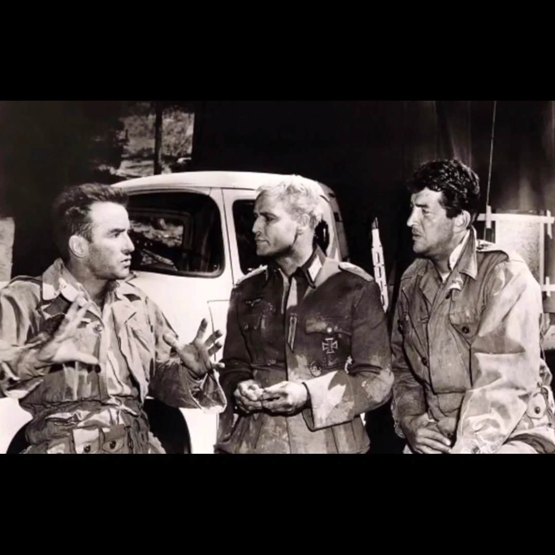 Pelicula: The Young Lions. Año: 1958. Jean Dean, Marlon Brandon, Montgomery Cliff.2. webp