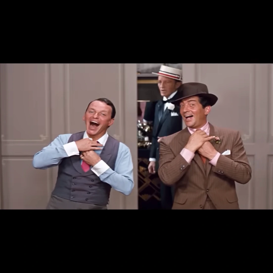 Película: Robin and The 7 Hood. Actores: Deam Martin, Sinatra, Sammy Davis Junior, Edward G. Robinson, Año: 1964. Director: Gordon Douglas.2. webp
