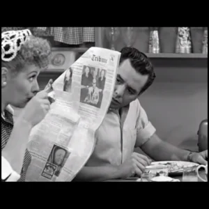 I Love Lucy de la radio a la televisión, Ricky Arnaz será el sustituto del actor original, condición de Lucy Ball. 2.webp